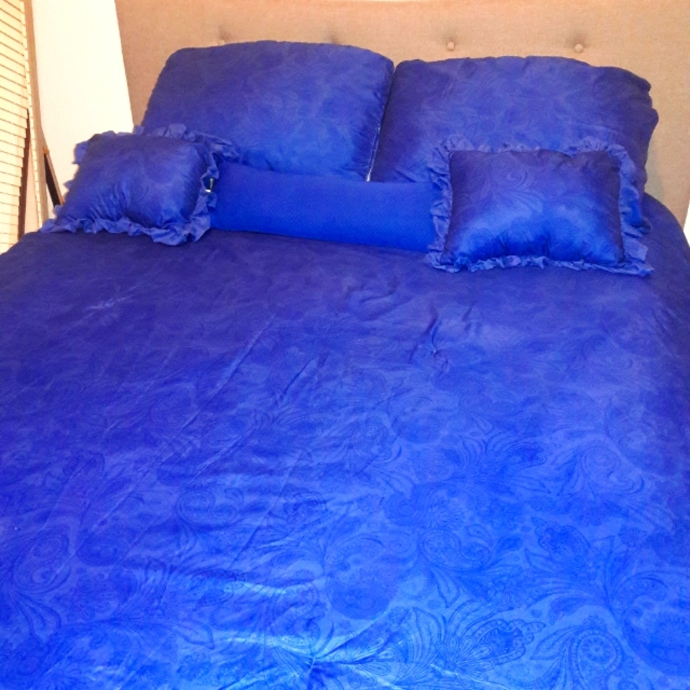 Queen comforter set w/pillows